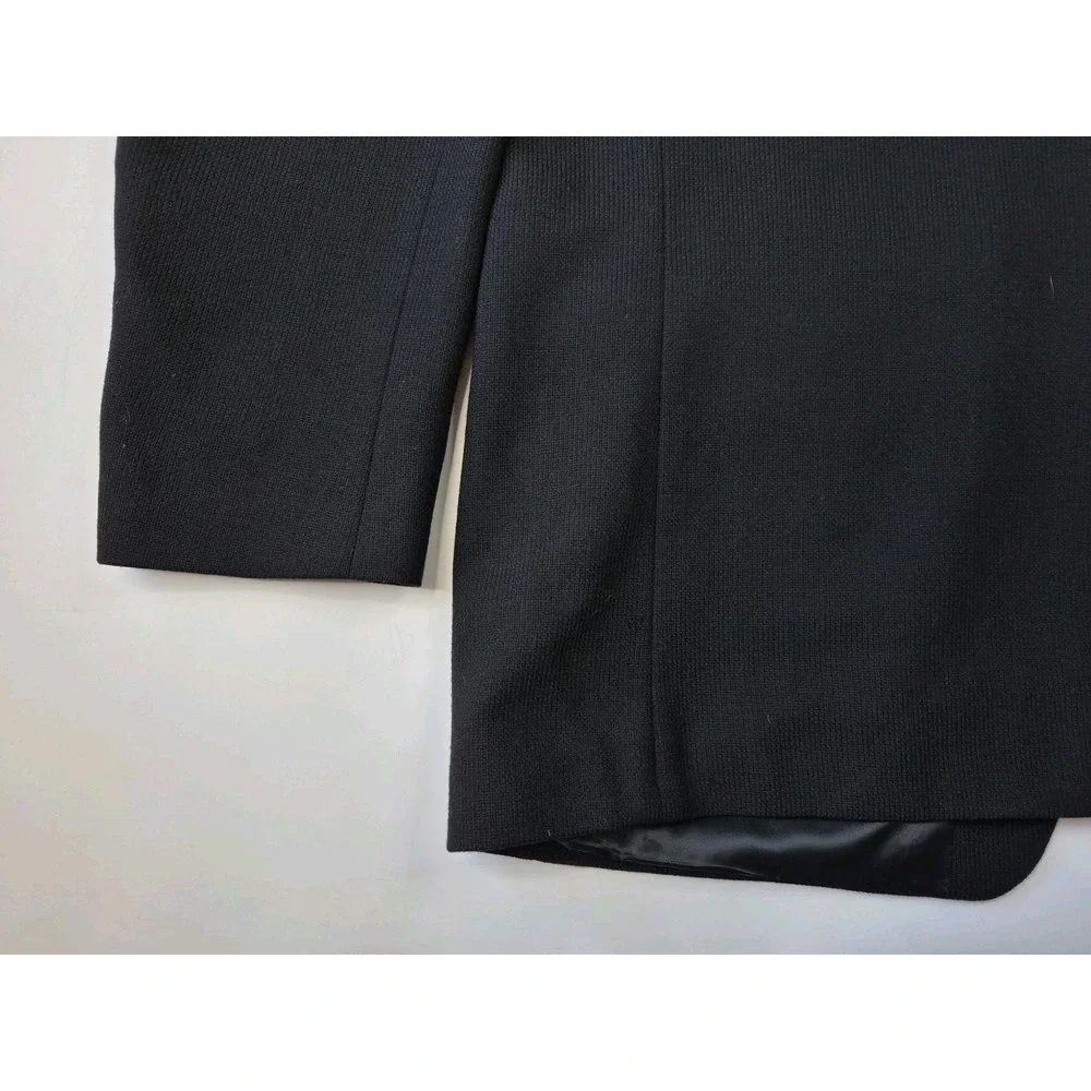 Lauren Ralph Lauren Mens Wool Sports Coat 44L Black 3 Button Blazer